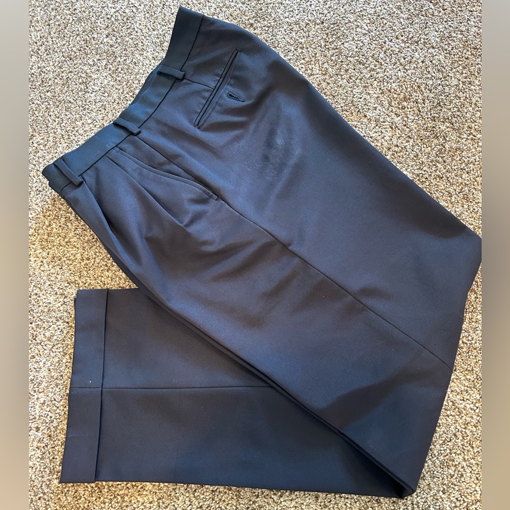 Navy Slacks, from Van Heusen; 33” waist 32” inseam